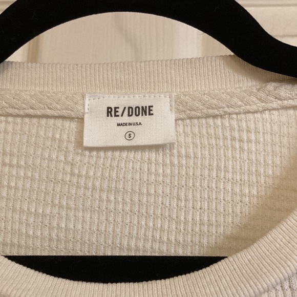 Levis re/done waffle thermal vintage white - Picture 2 of 5